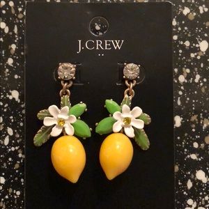 J. Crew lemon earrings
